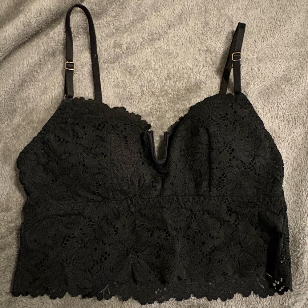 Victoria's Secret PINK Black Lace Bralette